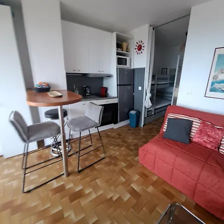 公寓 Vue Mer Exceptionnelle Barcares En Face De La Plage Au Village Studio Renove 2-4 Couchages Parking
