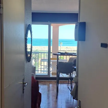 公寓 Vue Mer Exceptionnelle Barcares En Face De La Plage Au Village Studio Renove 2-4 Couchages Parking *