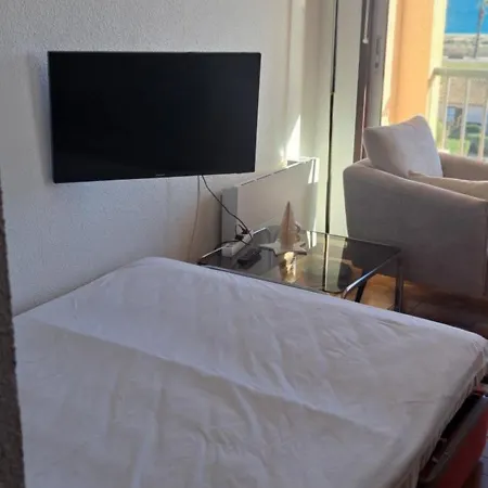 Vue Mer Exceptionnelle Barcares En Face De La Plage Au Village Studio Renove 2-4 Couchages Parking 公寓