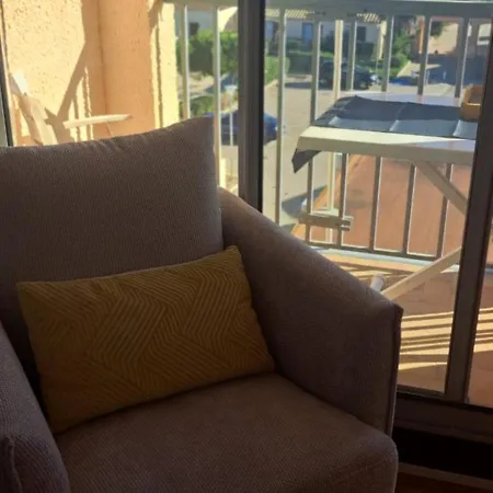 Vue Mer Exceptionnelle Barcares En Face De La Plage Au Village Studio Renove 2-4 Couchages Parking * 乐巴凯尔斯