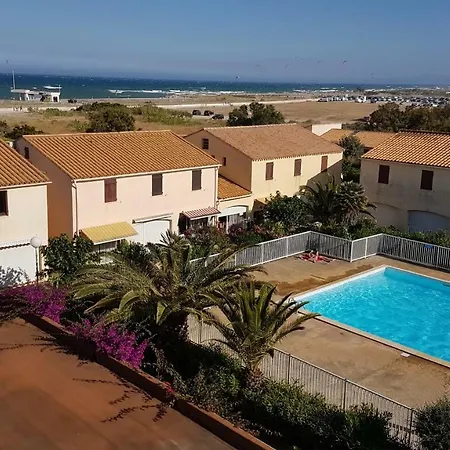 Vue Mer Exceptionnelle Barcares En Face De La Plage Au Village Studio Renove 2-4 Couchages Parking 乐巴凯尔斯