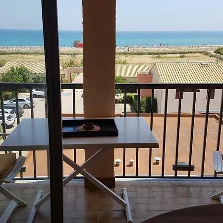 Apartman Libre Jusqu'Au 10 Juillet Barcares Village Studio Sur La Plage Principale Vue Mer Parking Et Piscine Ouverte