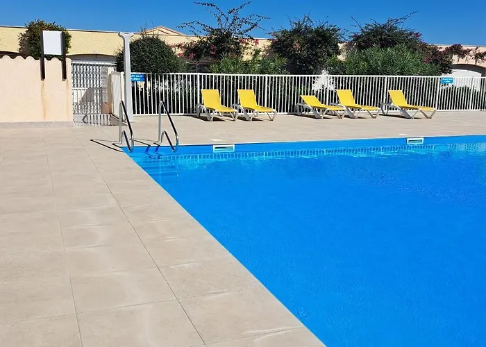 Barcarès Village Vue Splendide Face à La Très Joli Coquet Rénové 2 à 4 Couchages Parking Piscine Apartamento *