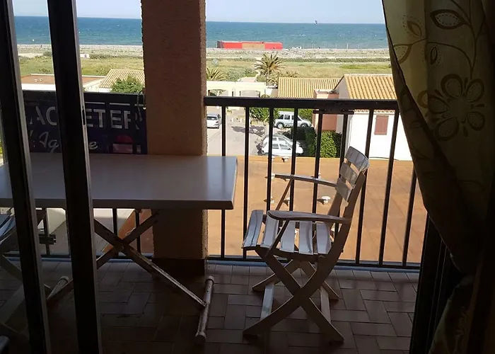 Barcarès Village Vue Splendide Face à La Très Joli Coquet Rénové 2 à 4 Couchages Parking Piscine Apartamento Le Barcarès